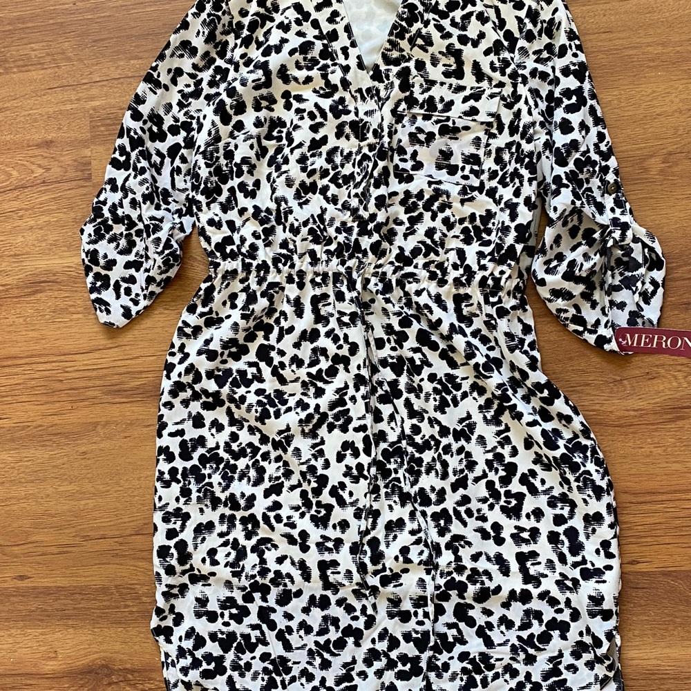 NWT Black and White Dress